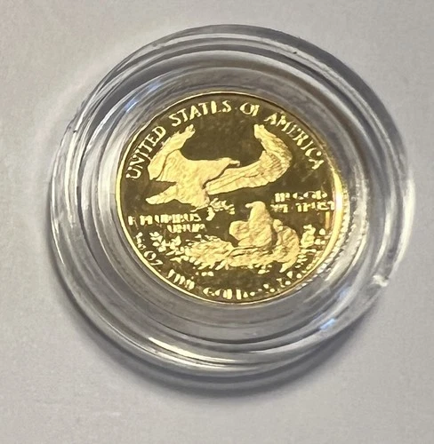 1989 1/10 Oz Gold $5 American Eagle Proof OGP & COA & BOX