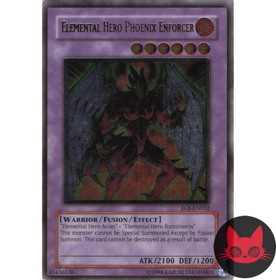 Yugioh Elementar-HELD Phönix Enforcer EOJ-DE032 Ultimate Rare LP