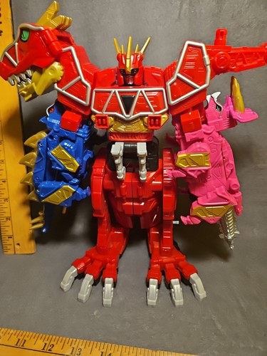 Figura Dino Charge Deluxe Megazord Zord Builder Power Rangers Bandai 11" - Imagen 4 de 20
