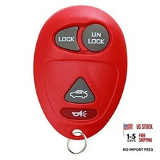 Keyless Entry Remote Control Car Key Fob Replacement for L2C0007T - 1-Pack Red