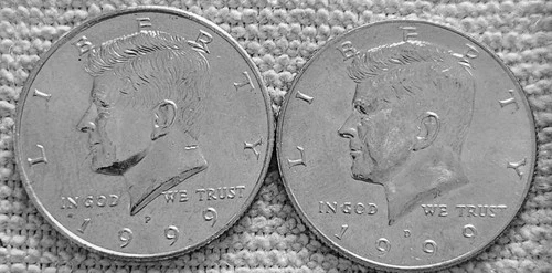 1999-P Kennedy Half Dollar — photo from another recent sale