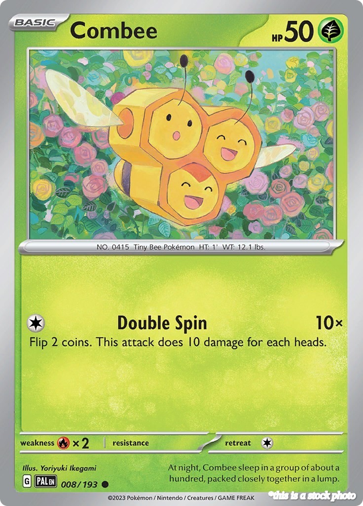 Combee PAL 008/193 Pokémon Common NM