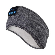 Wireless Bluetooth Sports Headband Headphones Ultra-Thin Medium, Blue, Gray