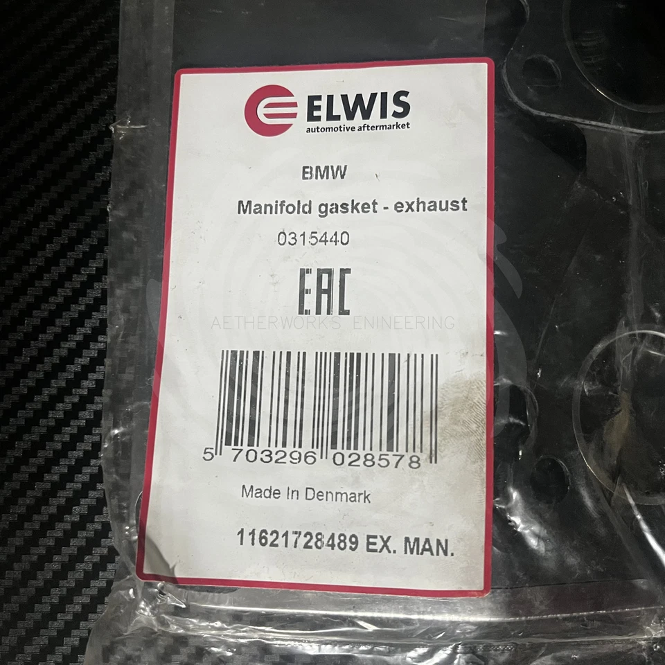 Junta colector escape bmw m20 elwis 0315440 eac 11621728489 nuevo precintado 1 unidad Foto 2 de 3