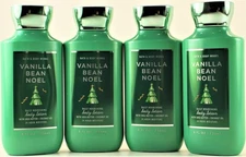 QTY 4 - Bath & Body Works VANILLA BEAN NOEL Body Lotion Moisturizer Cream 8Oz