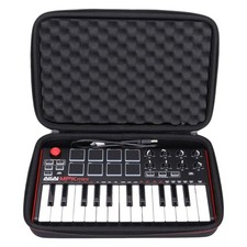 LTGEM Case for Akai MPK Mini MK3/MPK Mini Play MK3 MIDI Controller Black