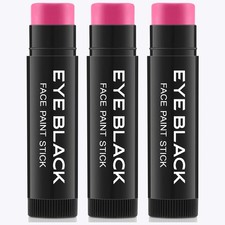 3PCS Pink Eye Black Stick, Anti-Glare Under Sports Grease Stick Hot