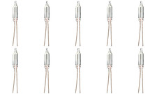 Box of 10 Neon Bulb NE2H C2A Indicator 105 to 125 Volts AC/DC, FREE RESISTORS