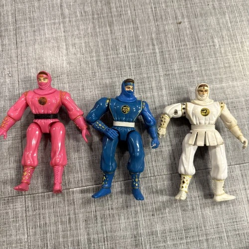 Vintage 1994 Bandai Power Rangers Ninja Storm Lot of 3 Action Figures