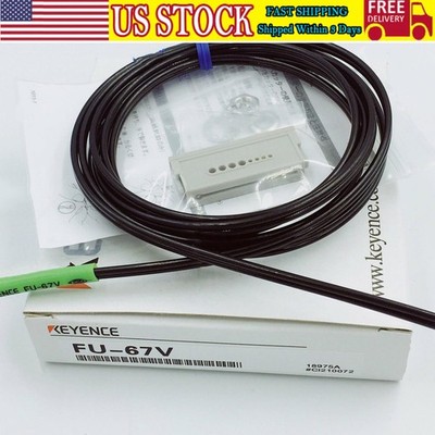 One KEYENCE FU-67V Fiber Optic Sensor New Fast Shipping