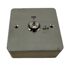 Single Gang Key Switch Stainless Steel ON/OFF Maintained KEY-SSMAKA CDVI KS001