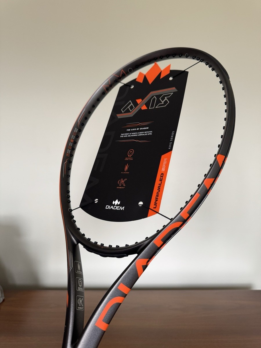 Diadem Axis 98 4-1/4 #2 Grip Free Strings + Stringing. Free Bag