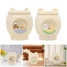 Small Pet Urn Souvenir Funeral Casket Sealing Pet Hair Storage Jar Pet Memory