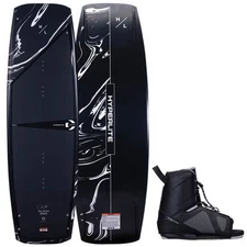 Hyperlite Cryptic Jr 128 cm Wakeboard Package w/ Men's 4-8 Team OT Bindings 2023