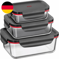Silit Storio Vorratsdose Set 3-Teilig, GlasbehäLter Mit Deckel Luftdicht, Frisch