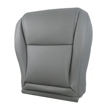 For 2003-2004 2005 Honda Pilot- Gray Driver Bottom Perforated Leather Seat Cover
