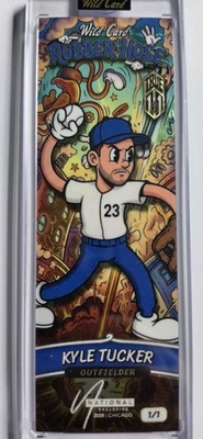 2026 Wild Card Slim Gem National Exclusive Kyle Tucker Rubber Hose True 1/1 Cubs