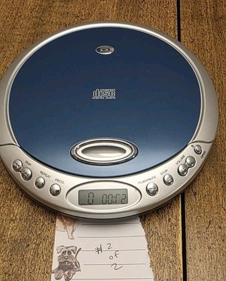 Durabrand CD-566 Portable CD Player Walkman Music Tested Works Display Issue 