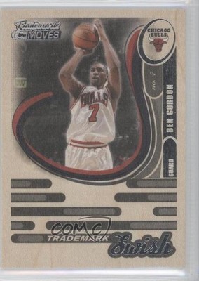 2006-07 Topps Trademark Moves Trademark Swish Wood 74/75 Ben Gordon #TSW-20 0a1