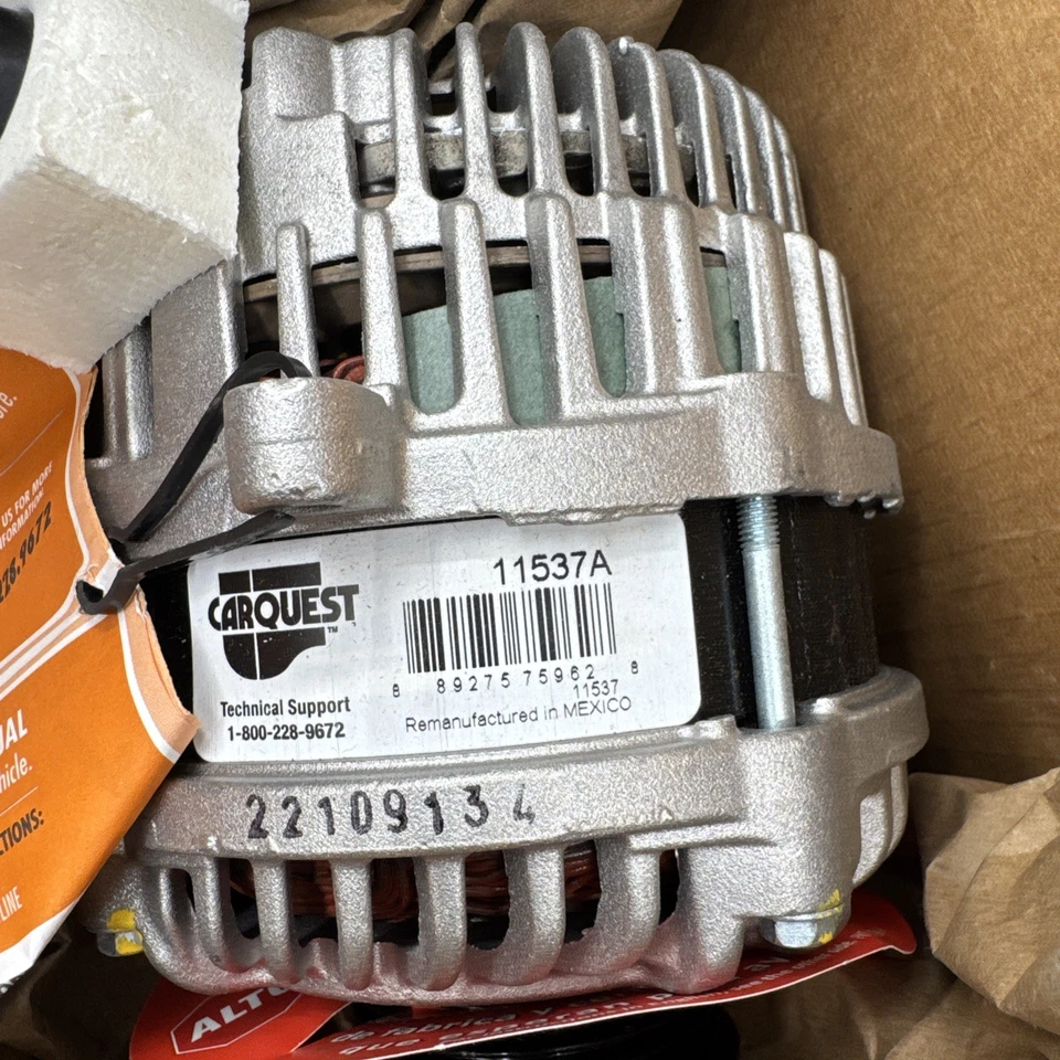 Alternador Carquest 11537A Acura ILX 2013-15 Honda Civic 2012-15 remanufacturado Foto 3 de 3
