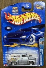 Hot Wheels 2003 145 Work Crewsers 2/10 Silver 1956 Ford - New Damaged Package