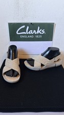 Clarks Trigenic Leather Sandals Size UK 4.5 EU 37.5 *
