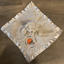 Baby Fanatic Cleveland Browns Bear Football Lovey Security Blanket Lovey Satin