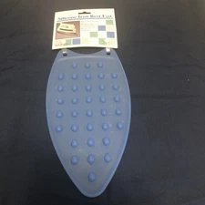 Blue Soft Flex Silicone Iron Pad Iron Rest for Ironing Board Heat Resistant Mat