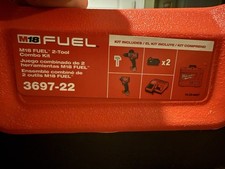 MILWAUKEE M18 FUEL 3697-22 EMPTY CASE NO TOOLS INCLUDED