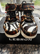 Nike Zoom LeBron 2 Beast High Top Animal Prin...