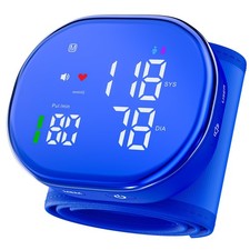 Rechargeable Wrist Blood Pressure Monitor for Home Use, Automatic BP Machine ...