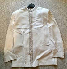 MENS TRADITIONAL INDIAN / PAKISTANI SHARWANI JACKET WITH MATCHING TROUSERS