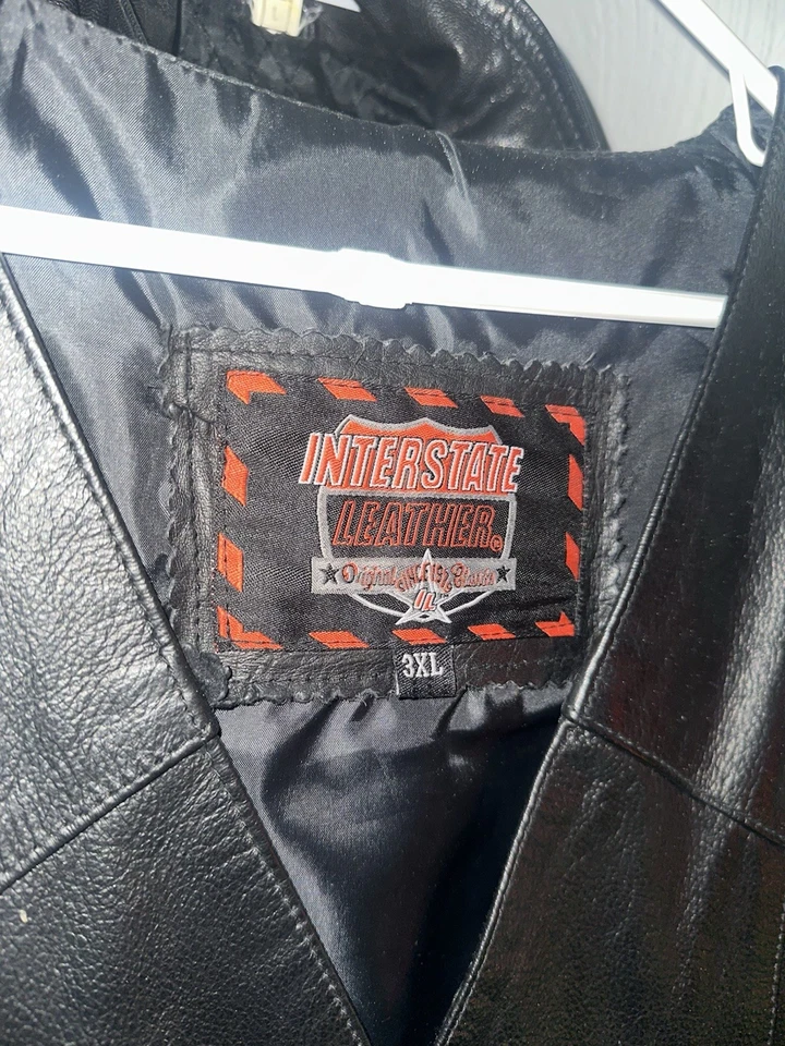 Interstate Leather Biker Vest (Size 3XL) - Image 3 of 3