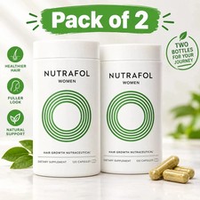 Pack of 2 Women’s Hair Growth Supplement 240 Caps   Fast Shipping Ages