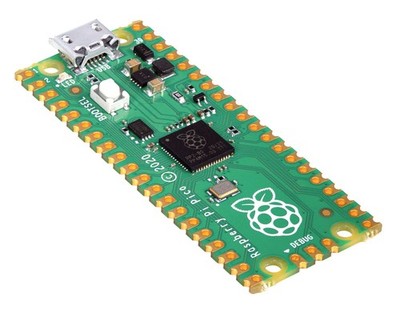 Raspberry Pi Pico,RP2040 Mikrocontroller, Dual ARM Cortex-M0+ @133MHz 264KB SRAM