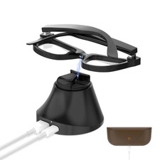 RCstyle HiBloks Magnetic Charging Station for Ray-Ban Meta Black, Black