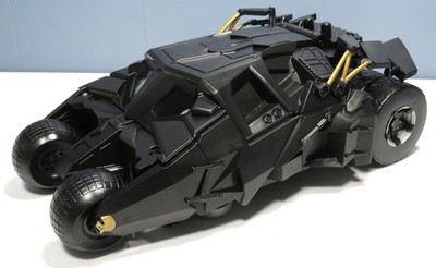 DC Comics Batman Batmobile Tumbler with Shootout Bike, Dark Knight RARE