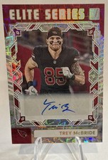 2025 Panini Donruss Elite Series Trey McBride Auto #TES-TMC Arizona Cardinals