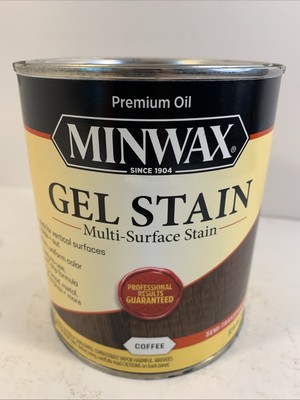 Minwax Gel Stain for Interior Wood Surfaces 1 Quart Coffee