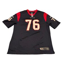 Nike Houston Texans Duane Brown 76 NFL Jersey Mens Large Navy Blue 472708-450
