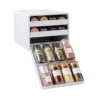 YOUCOPIA 24-Bottle SpiceStack Organizer Rack – Kitchen Storage New