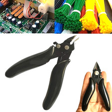 3.5" Precision Flush Wire Cutters | Model Making Diagonal Pliers Spring Loaded