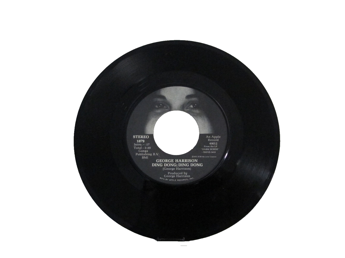 45 RECORD - GEORGE HARRISON - DING DONG DING DONG | eBay