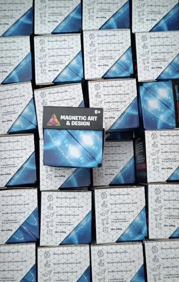 Magic Cube - 3D Magnetic Puzzle Cube - Fidget Toy - Rare Earth Magnets - Image 2 of 4