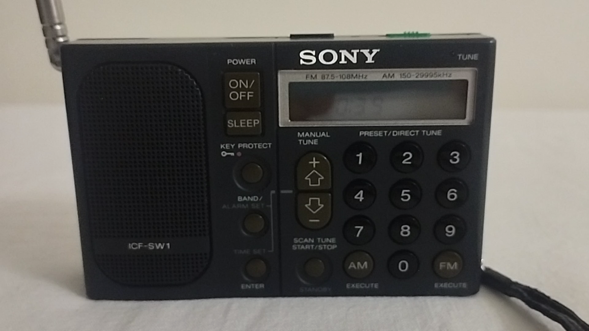 Sony ICF-SW1 Shortwave AM/FM Radio Receiver | eBay