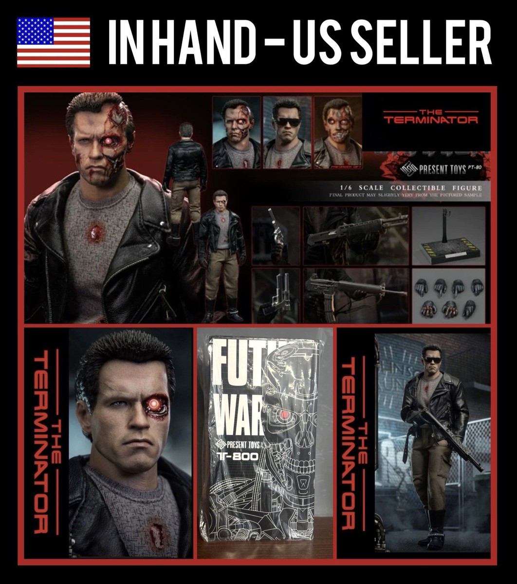 1/6 Terminator Future Warrior T800 PRESENT TOYS PT-SP80 MMS HOT