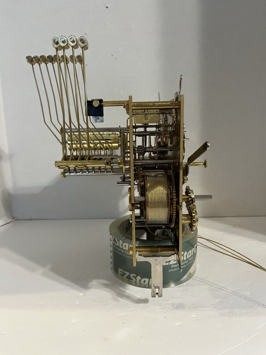 キンケシ Kieninger clock movement KSU33, 116cm. rebuilt, replaces K & KSU