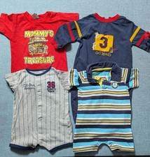 LOT of 4 Infant Onepiece Outfits Size 12 Months
