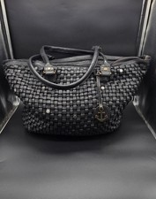 Harbour 2nd Leder Tasche Vintage Schultertasche Shopper Nieten Geflochten