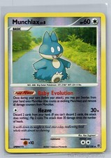 Munchlax Rare Diamond and Pearl Reverse Holo 33/130 LP on eBay